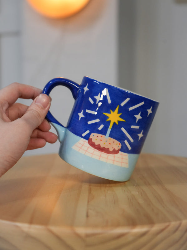Birthday Star Custom Mug