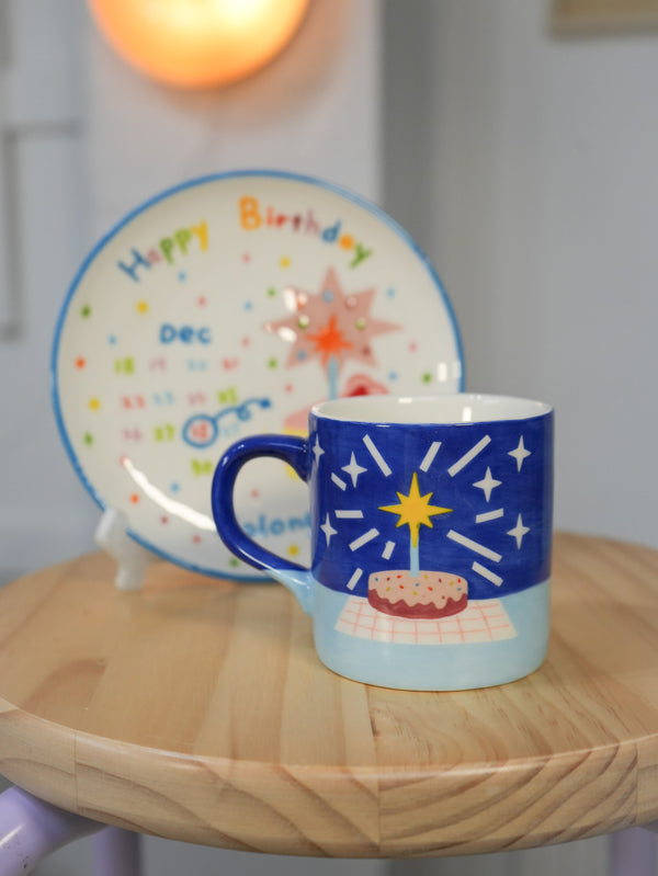 Birthday Star Custom Mug