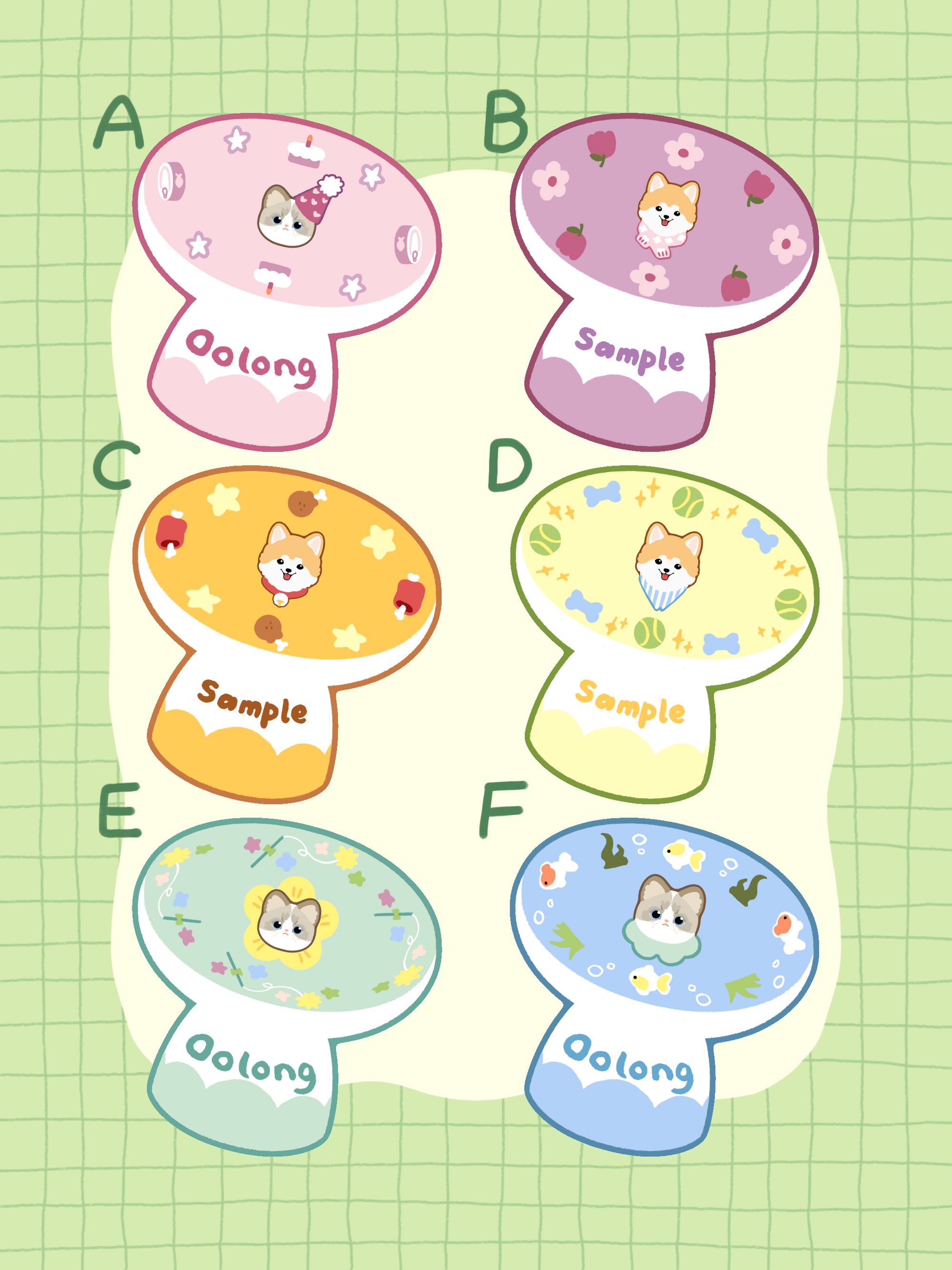 Customised Pet High Bowl