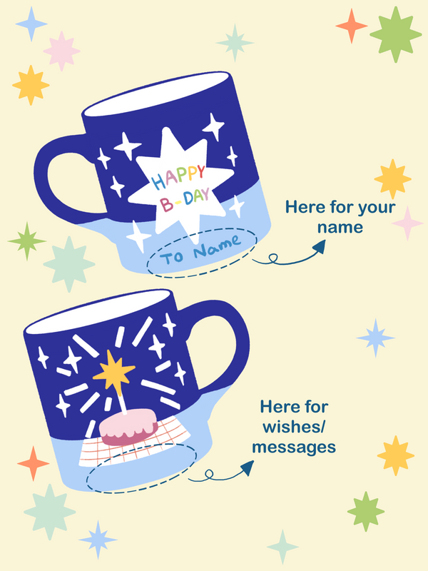 Birthday Star Custom Mug